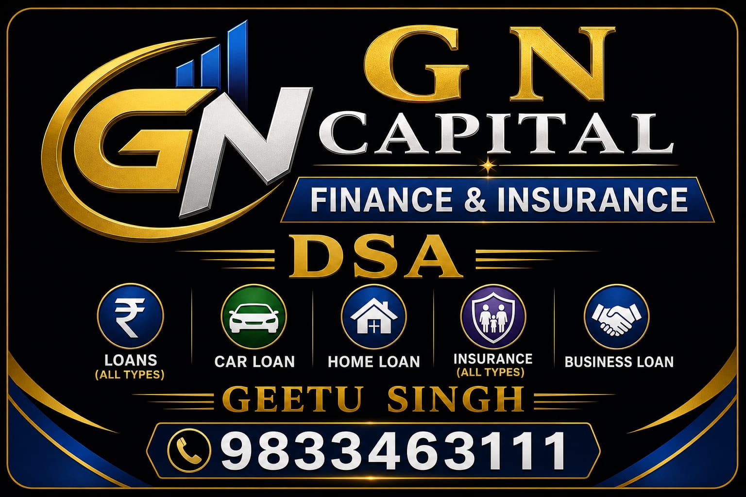 GN Capital — DSA, Loans & Insurance card