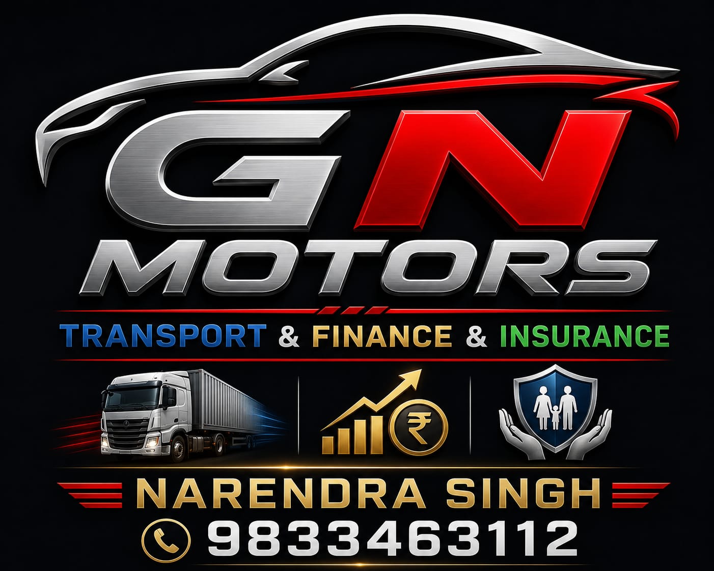GN Motors — Transport, Finance & Insurance card